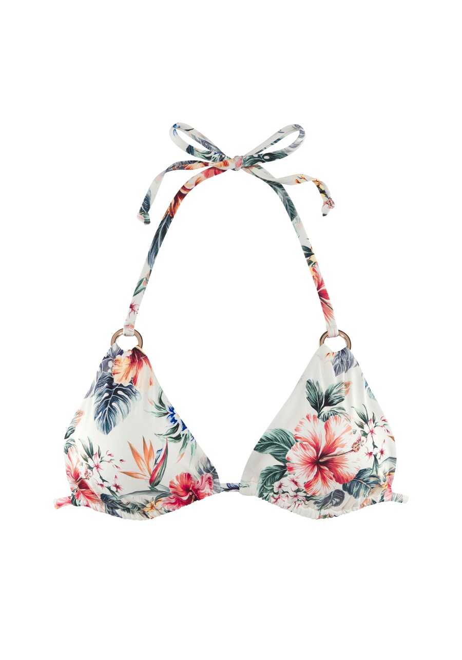 Треугольный бикини-топ LASCANA, белый
Треугольный бикини-топ LASCANA, белый