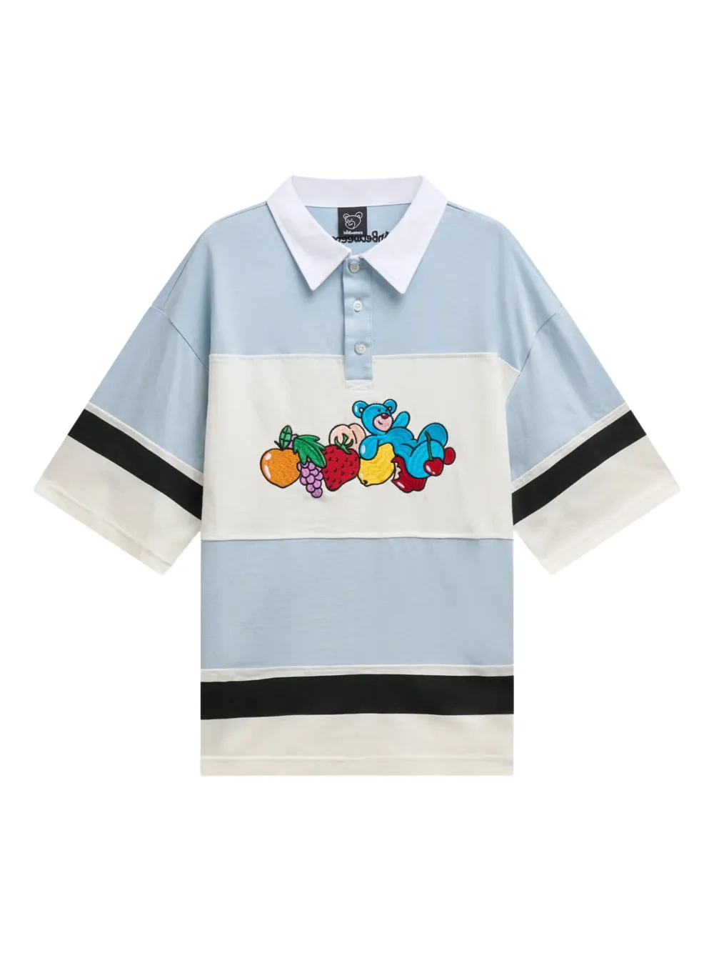 Рубашка-поло с цветными блоками и вышитыми фруктами INBETWEENERS, синий
Рубашка-поло с цветными блоками и вышитыми фруктами INBETWEENERS, синий
