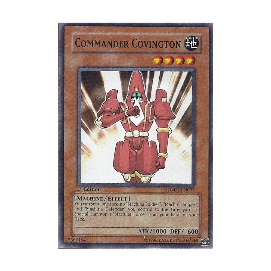 CCG Командир Ковингтон (Обычный), Yu-Gi-Oh - Structure Deck - Machina Mayhem - Singles
CCG Командир Ковингтон (Обычный), Yu-Gi-Oh - Structure Deck - Machina Mayhem - Singles