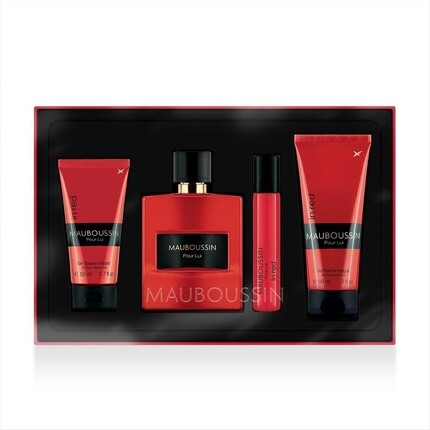 Mauboussin Prestige Set 2023 Pour Lui In Red: Eau de Parfum, Shower Gel, Shower Gel & Travel Spray
Mauboussin Prestige Set 2023 Pour Lui In Red: Eau de Parfum, Shower Gel, Shower Gel & Travel Spray