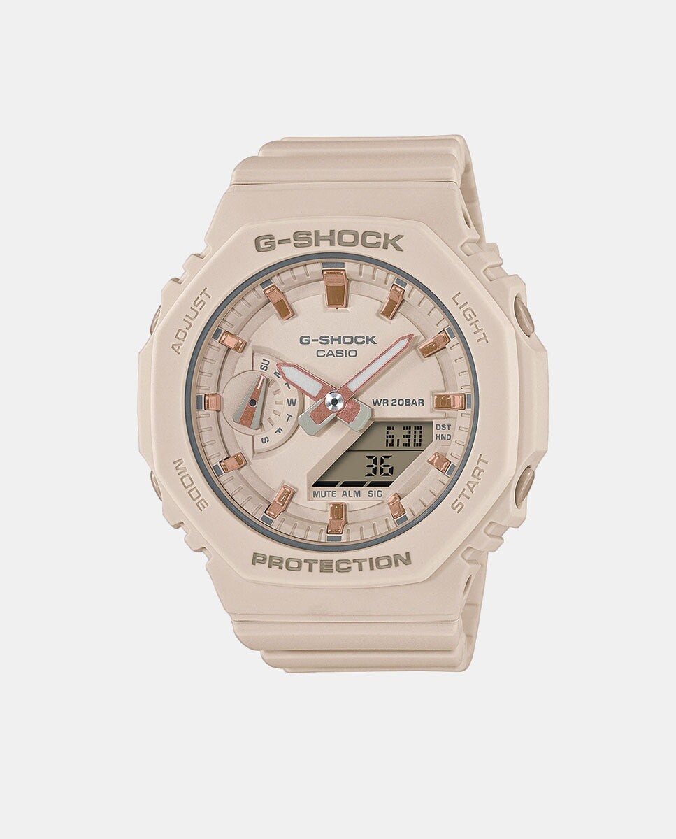 G-Shock 2100 Series GMA-S2100-4AER Женские часы из бежевой смолы Casio, бежевый
G-Shock 2100 Series GMA-S2100-4AER Женские часы из бежевой смолы Casio, бежевый