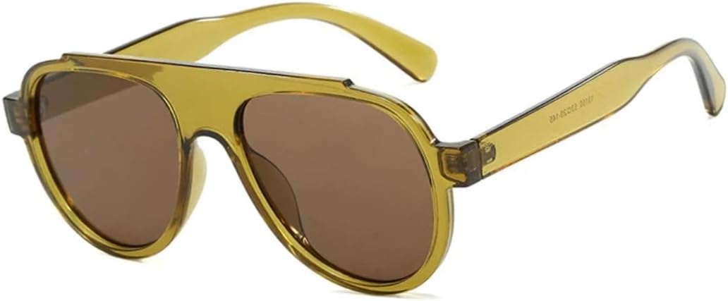 Винтажные солнцезащитные очки большого размера для женщин и мужчин, роскошные очки-маска с большой оправой, защита от УФ-излучения UV400, винтажные очки для вождения VVTWSSW, Green Brown
Винтажные солнцезащитные очки большого размера для женщин и мужчин, роскошные очки-маска с большой оправой, защита от УФ-излучения UV400, винтажные очки для вождения VVTWSSW, Green Brown