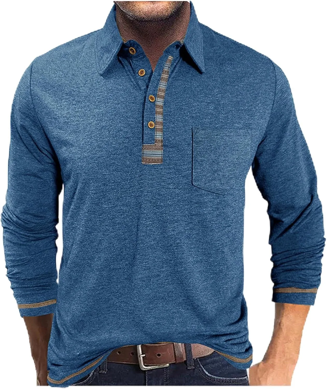 Длинный рукав поло для мужчин, классический с воротником YSERB
Длинный рукав поло для мужчин, классический с воротником YSERB