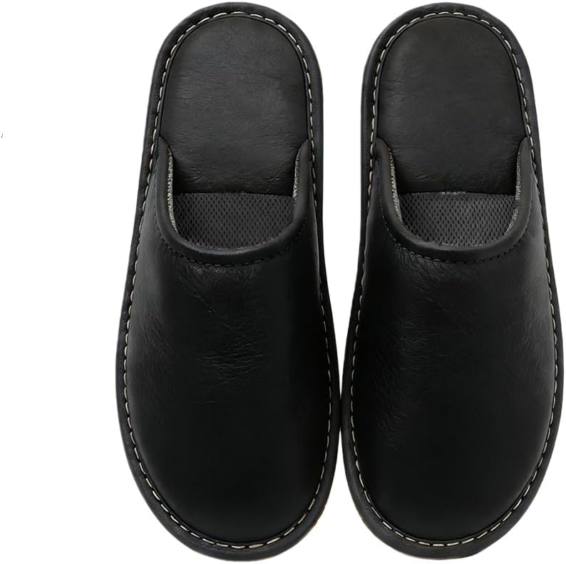 Кожаные тапочки с дышащей сетчатой стелькой, фактурный дизайн из искусственной кожи, мужские и женские домашние кожаные тапочки Pxpuiq, черный
Кожаные тапочки с дышащей сетчатой стелькой, фактурный дизайн из искусственной кожи, мужские и женские домашние кожаные тапочки Pxpuiq, черный