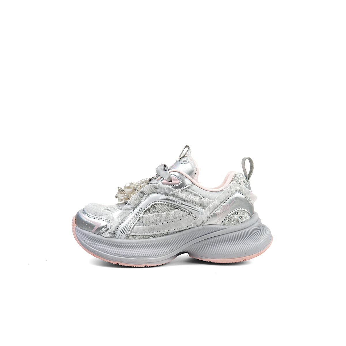 Низкие детские повседневные туфли Kids Banner the Piggy, серебро
Низкие детские повседневные туфли Kids Banner the Piggy, серебро