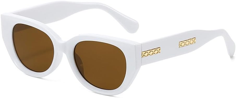 Солнцезащитные очки «кошачий глаз» для женщин и мужчин, модные, роскошные, трендовые, для активного отдыха, путешествий и вождения, с защитой от УФ-излучения UV400 TKKTLLT, White Brown
Солнцезащитные очки «кошачий глаз» для женщин и мужчин, модные, роскошные, трендовые, для активного отдыха, путешествий и вождения, с защитой от УФ-излучения UV400 TKKTLLT, White Brown