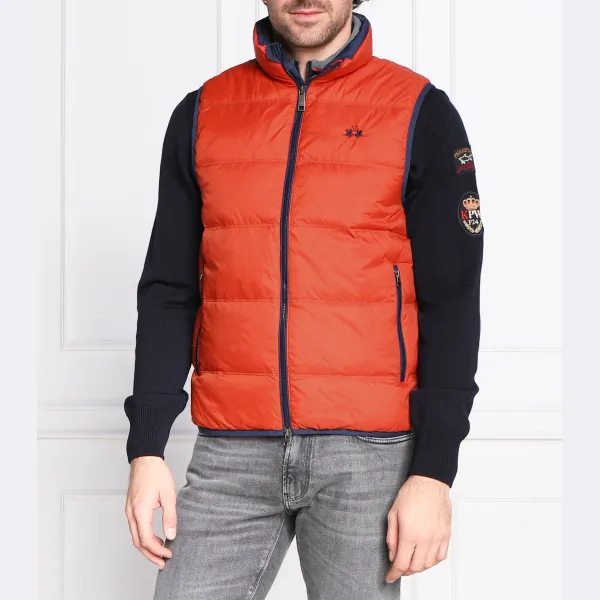 Пуховик без рукавов стандартного кроя La Martina, красный
Пуховик без рукавов стандартного кроя La Martina, красный