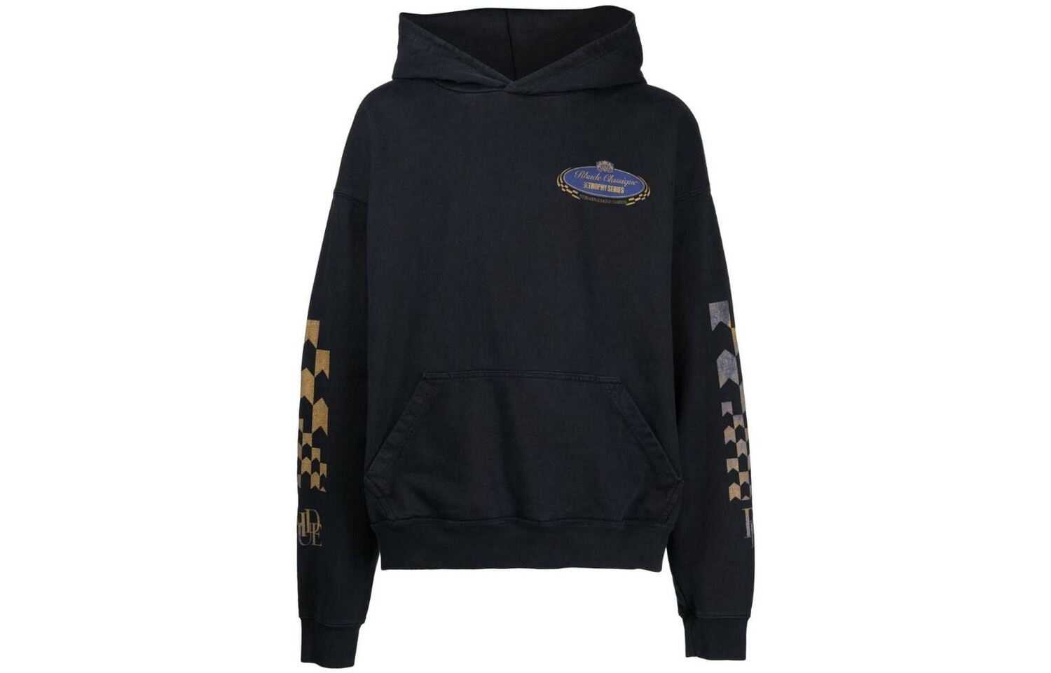 Толстовка мужская черная Rhude, черный 
Толстовка мужская черная Rhude, черный