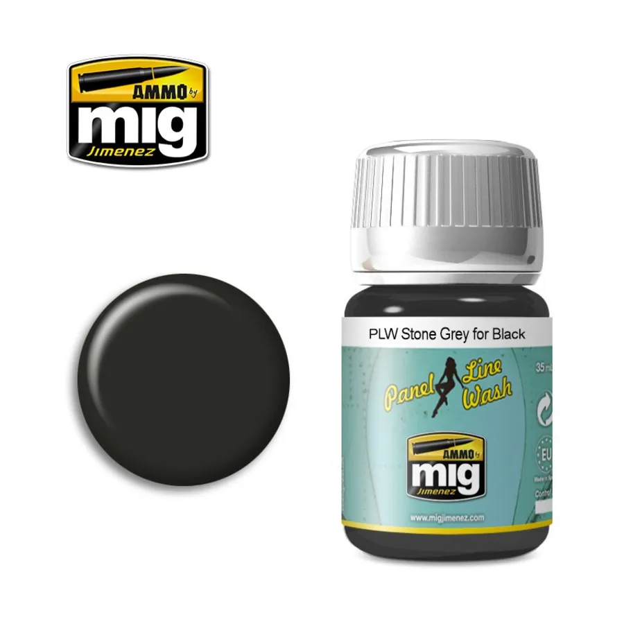 Каменно-серый для черного, Panel Line Wash
Каменно-серый для черного, Panel Line Wash