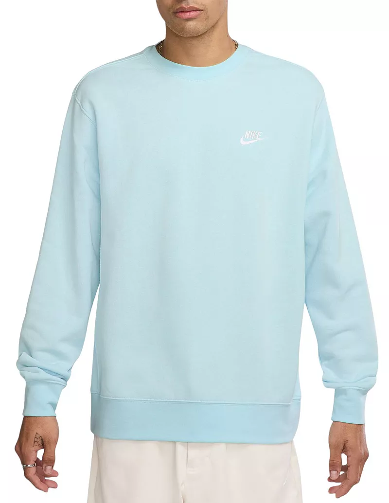Мужская флисовая толстовка с круглым вырезом Nike Sportswear Club, цвет Glacier Blue
Мужская флисовая толстовка с круглым вырезом Nike Sportswear Club, цвет Glacier Blue