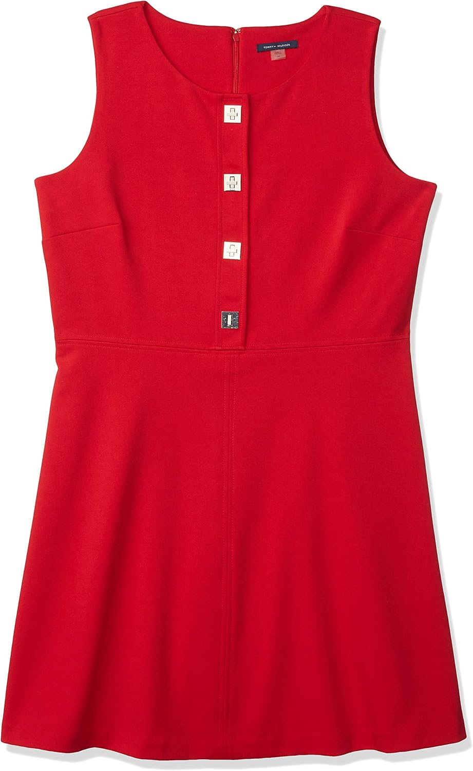 Tommy Hilfiger Women's Turn Key Tommy Ponte Fit and Flare, Scarlet
Tommy Hilfiger Women's Turn Key Tommy Ponte Fit and Flare, Scarlet