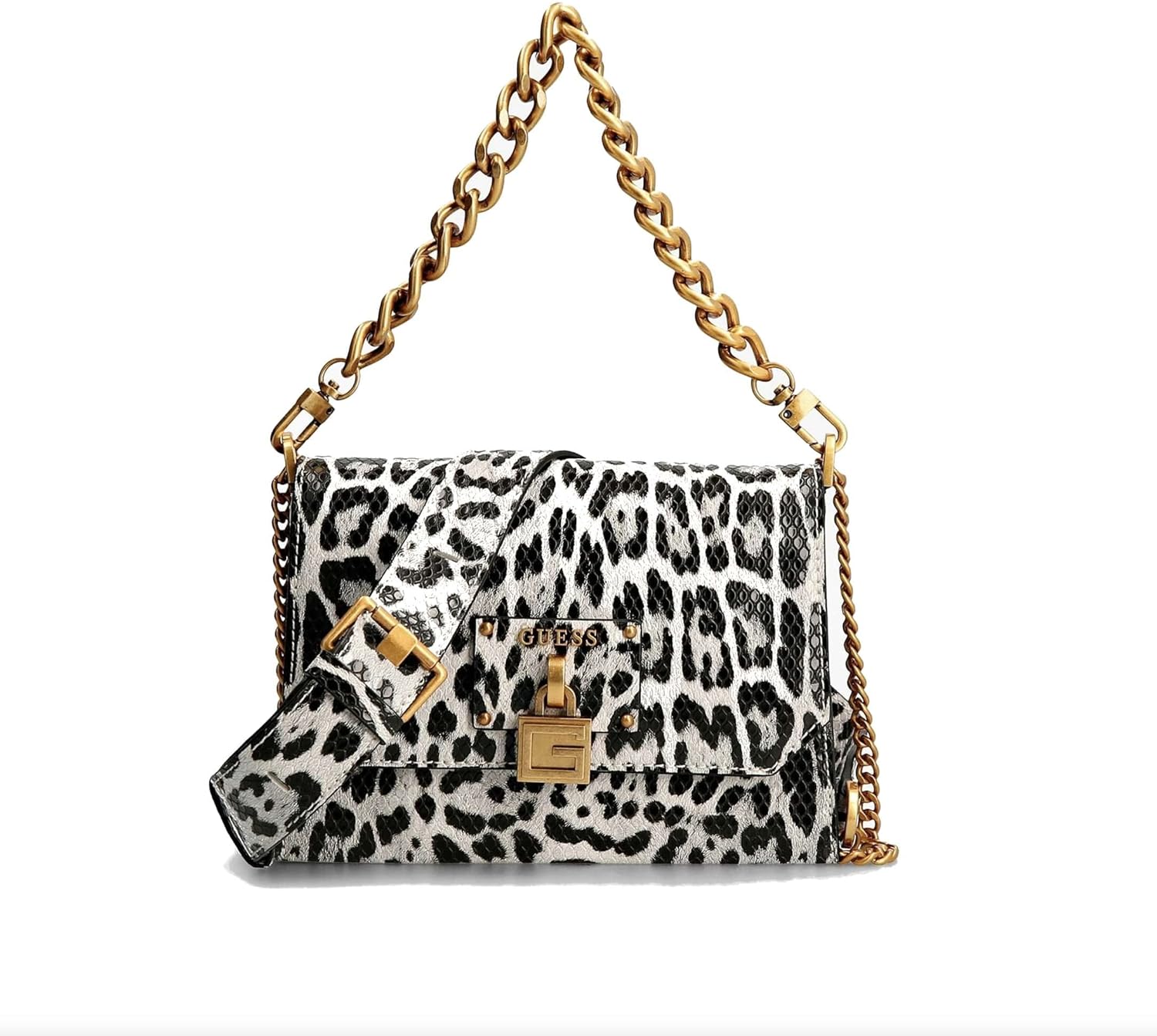 Сумка-переноска GUESS Centre Stage, Black/White Leopard
Сумка-переноска GUESS Centre Stage, Black/White Leopard