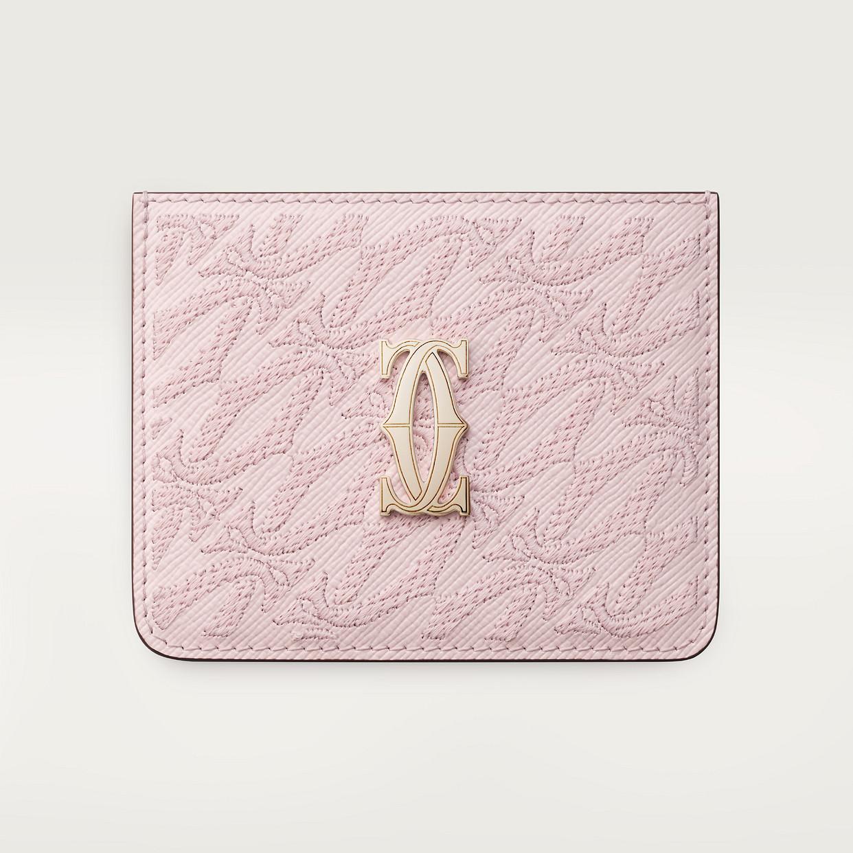 Картхолдер Cartier Porte-cartes simple, C de Cartier, текстурированная телячья кожа нежно-розового цвета
Картхолдер Cartier Porte-cartes simple, C de Cartier, текстурированная телячья кожа нежно-розового цвета