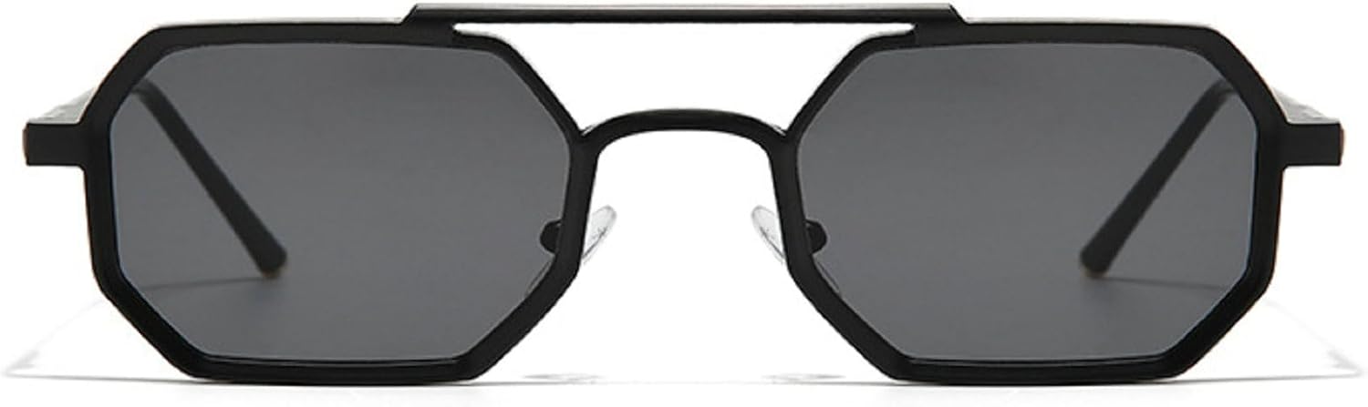 Мужские солнцезащитные очки в стиле ретро с двойной перемычкой, многоугольные, квадратной формы, прозрачные, с градиентом цвета океана, женские очки в металлической оправе, размер N45 mincl, C2
Мужские солнцезащитные очки в стиле ретро с двойной перемычкой, многоугольные, квадратной формы, прозрачные, с градиентом цвета океана, женские очки в металлической оправе, размер N45 mincl, C2