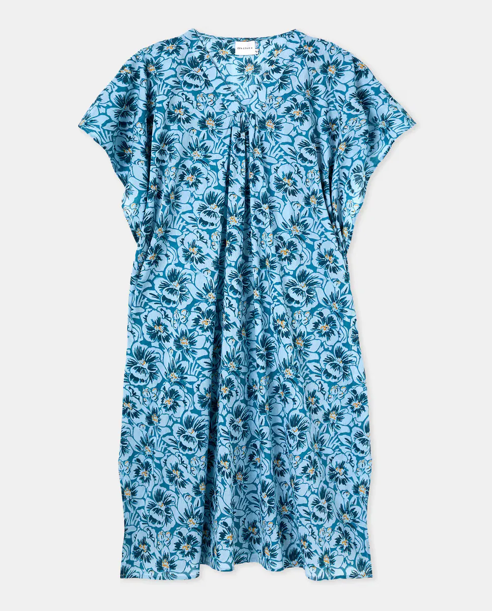 Кафтан из хлопка Zen Ethic, синий
Кафтан из хлопка Zen Ethic, синий