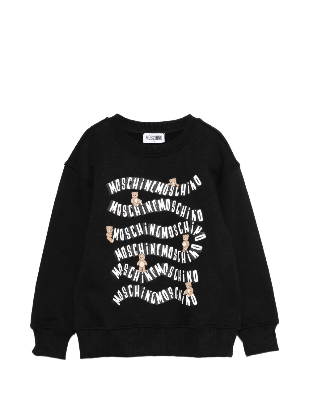 Свитшот с мотивом мишки и круглым вырезом Moschino Kids, черный
Свитшот с мотивом мишки и круглым вырезом Moschino Kids, черный