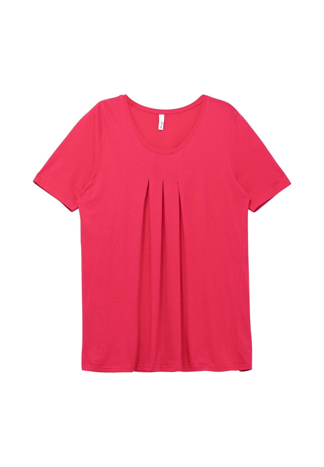 Рубашка А-силуэта со складками на горловине Sheego, пурпурный
Рубашка А-силуэта со складками на горловине Sheego, пурпурный