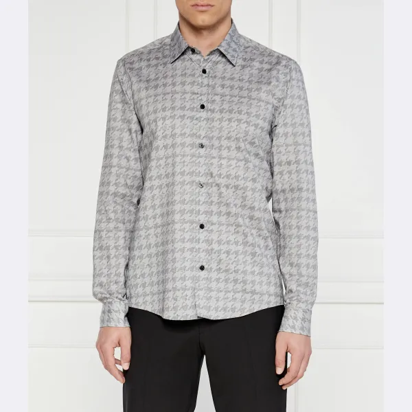 Рубашка стандартного кроя Boss, серый 
Рубашка стандартного кроя Boss, серый