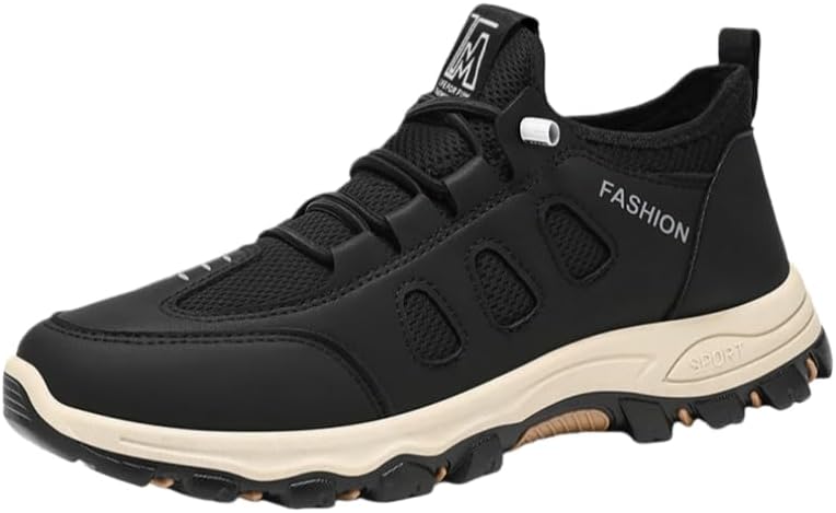 Мужские модные спортивные кроссовки, плоские походные ботинки на шнуровке, подошва из ПВХ, удобные и мягкие, подходят для повседневной носки и активного отдыха на природе Spkfhd, черный
Мужские модные спортивные кроссовки, плоские походные ботинки на шнуровке, подошва из ПВХ, удобные и мягкие, подходят для повседневной носки и активного отдыха на природе Spkfhd, черный