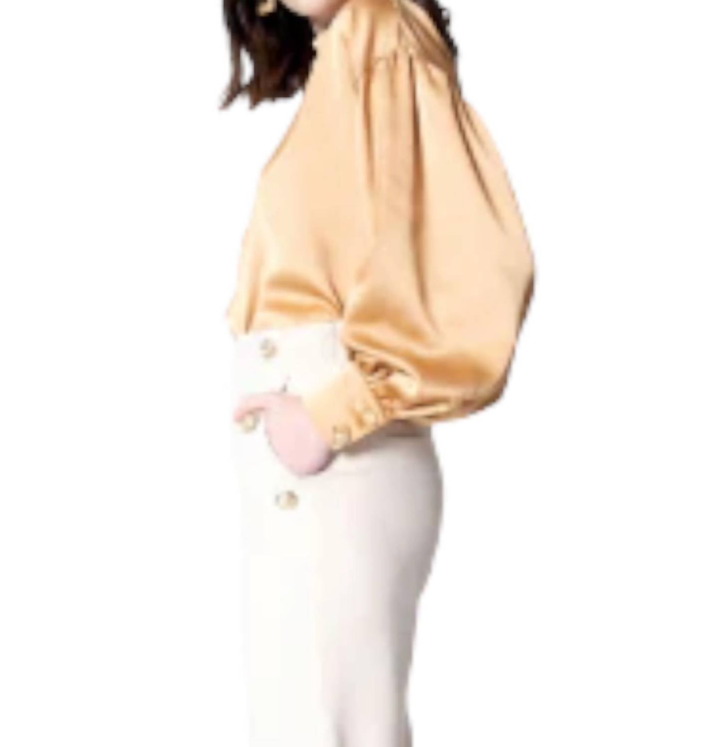 Золотая атласная блузка Rosaline Giorgia & Johns, золотой
Золотая атласная блузка Rosaline Giorgia & Johns, золотой