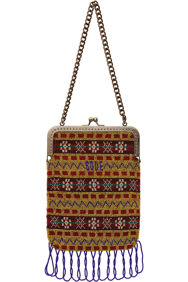 Сумка-рама с вышивкой бисером Bracken Bode, мультиколор
Сумка-рама с вышивкой бисером Bracken Bode, мультиколор