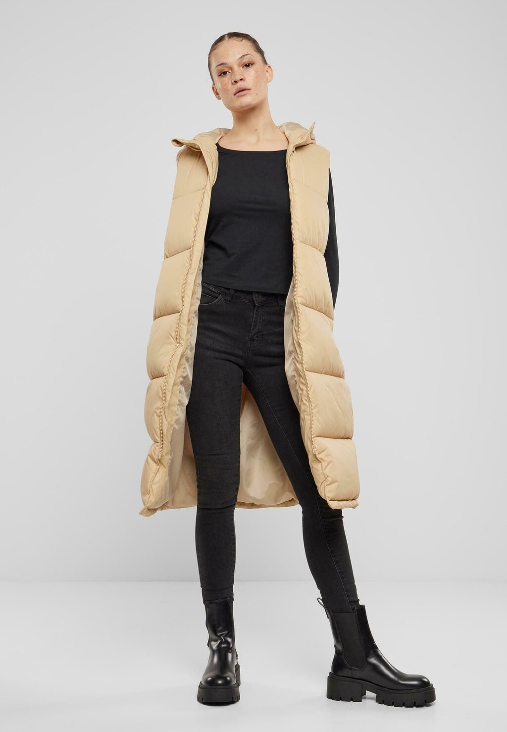 Жилет Urban Classics, бежевый
Жилет Urban Classics, бежевый