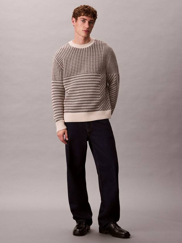 Джемпер с абстрактной полоской из шерстяной смеси Calvin Klein, Taupe/Multi
Джемпер с абстрактной полоской из шерстяной смеси Calvin Klein, Taupe/Multi