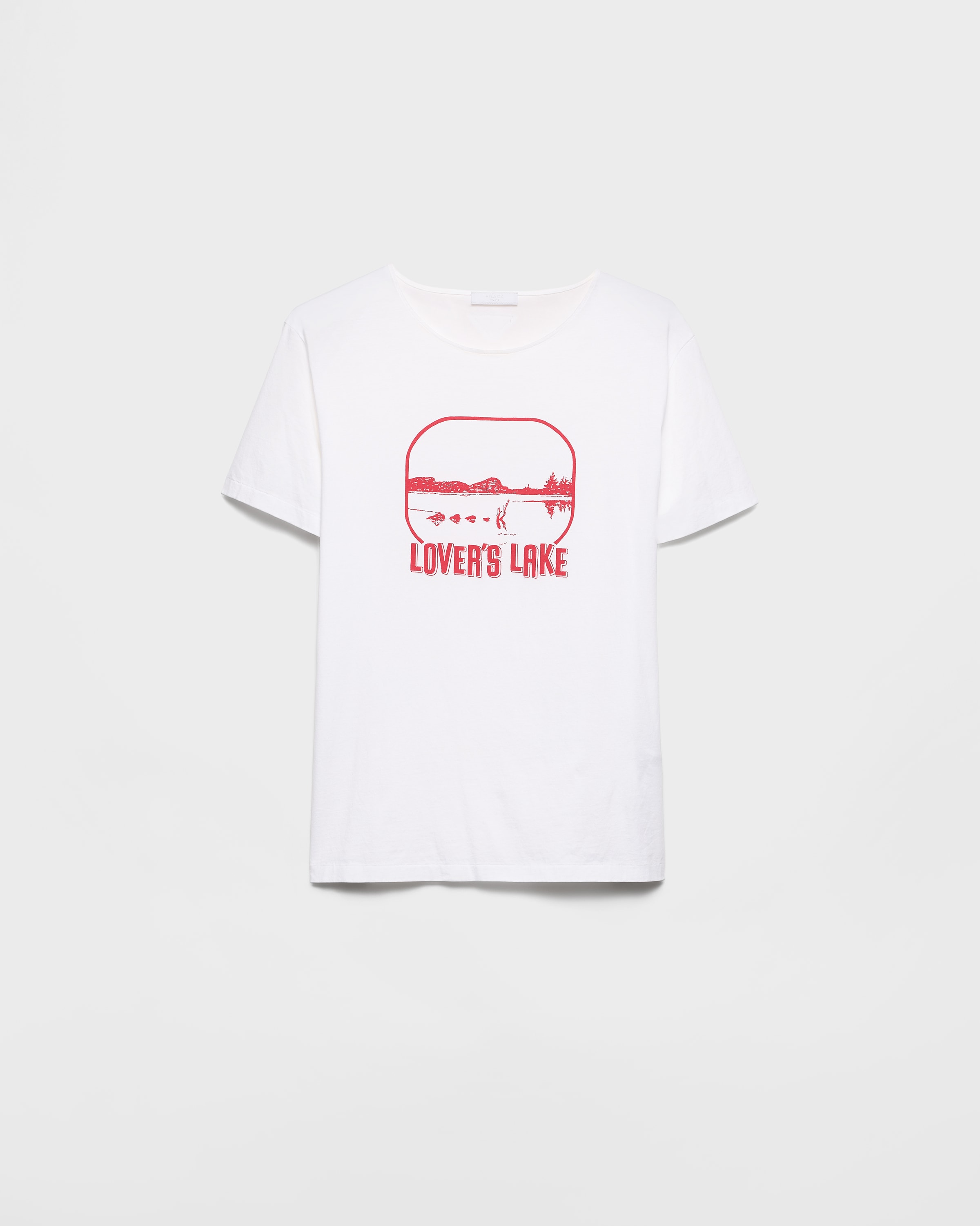 Футболка из хлопка с принтом Prada, белый
Футболка из хлопка с принтом Prada, белый