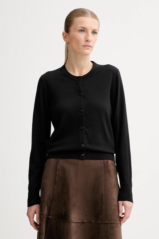 Шерстяной кардиган Calvin Klein, черный
Шерстяной кардиган Calvin Klein, черный