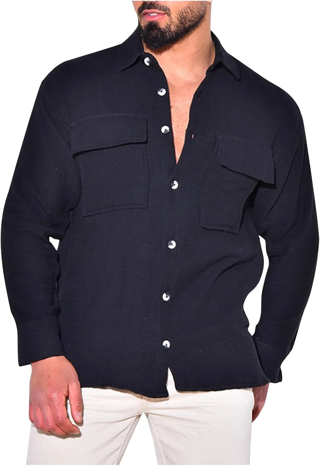 Рубашка Button Down Linen для мужчин, длинный рукав, Regular Fit
Рубашка Button Down Linen для мужчин, длинный рукав, Regular Fit