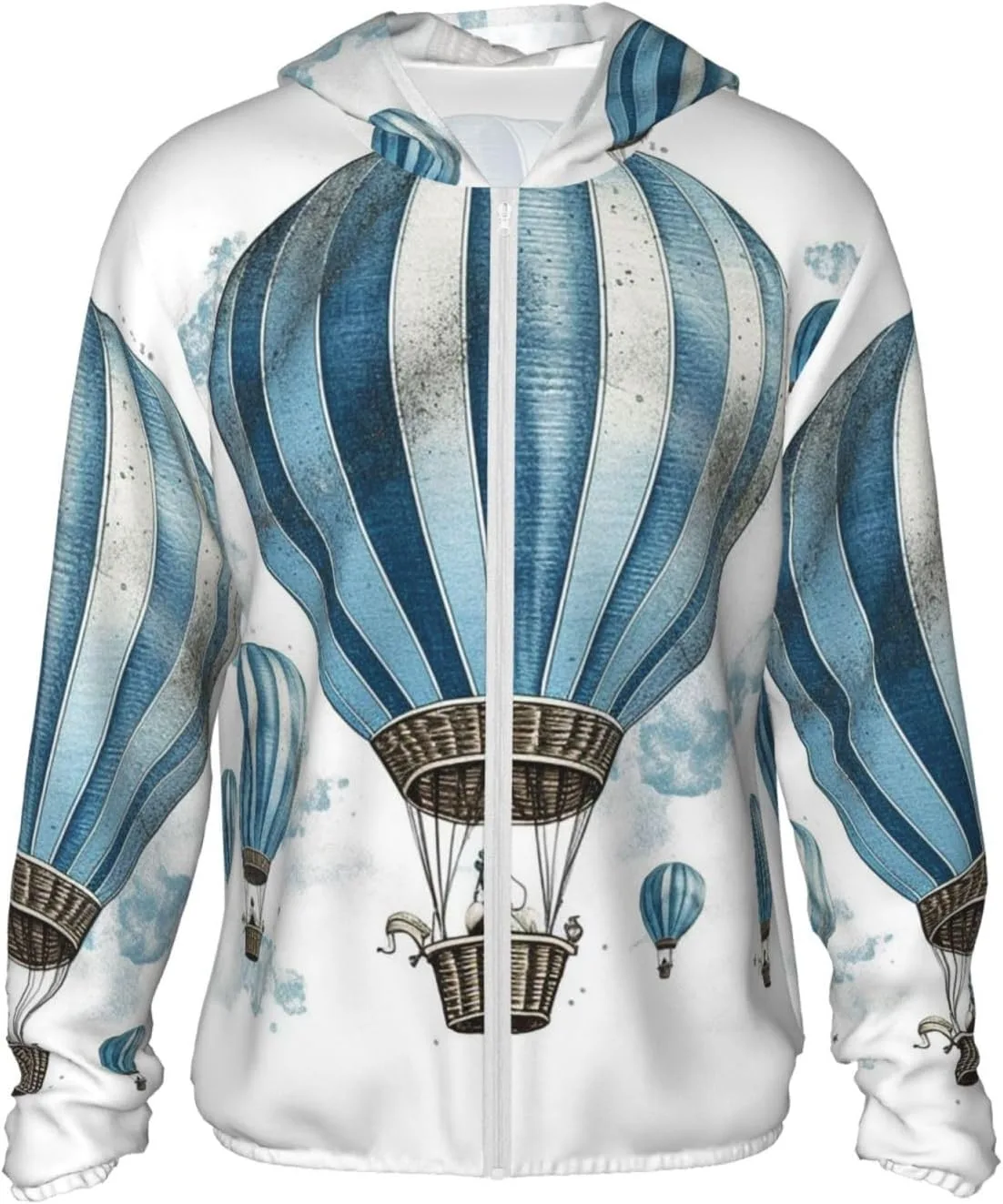 Мужская толстовка с защитой от солнца UPF 50+ Blue Hot Air Balloon, на молнии SDTYKHJ
Мужская толстовка с защитой от солнца UPF 50+ Blue Hot Air Balloon, на молнии SDTYKHJ