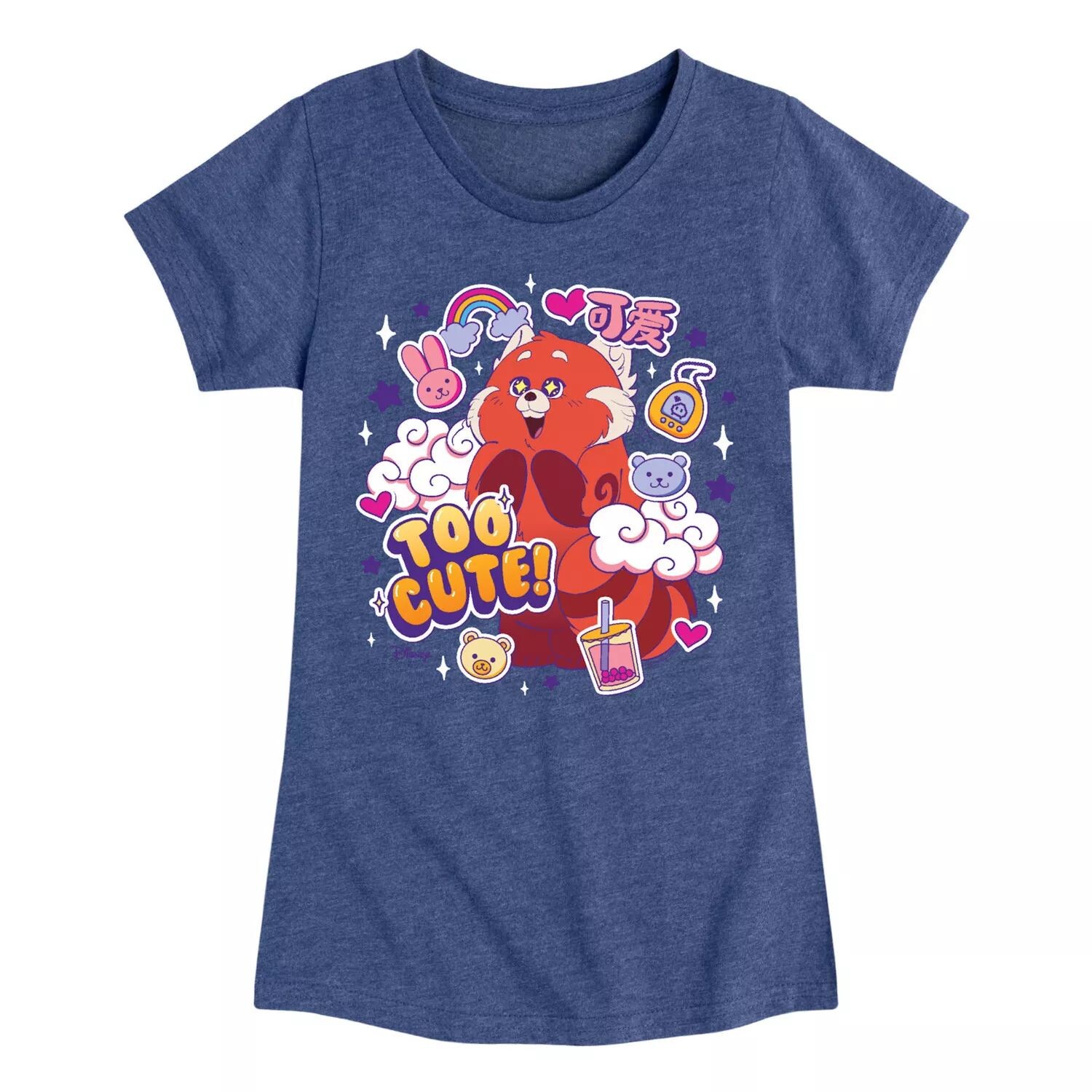 Футболка с слишком милым рисунком для девочек 7–16 лет Disney/Pixar's Turning Red Licensed Character, синий
Футболка с слишком милым рисунком для девочек 7–16 лет Disney/Pixar's Turning Red Licensed Character, синий