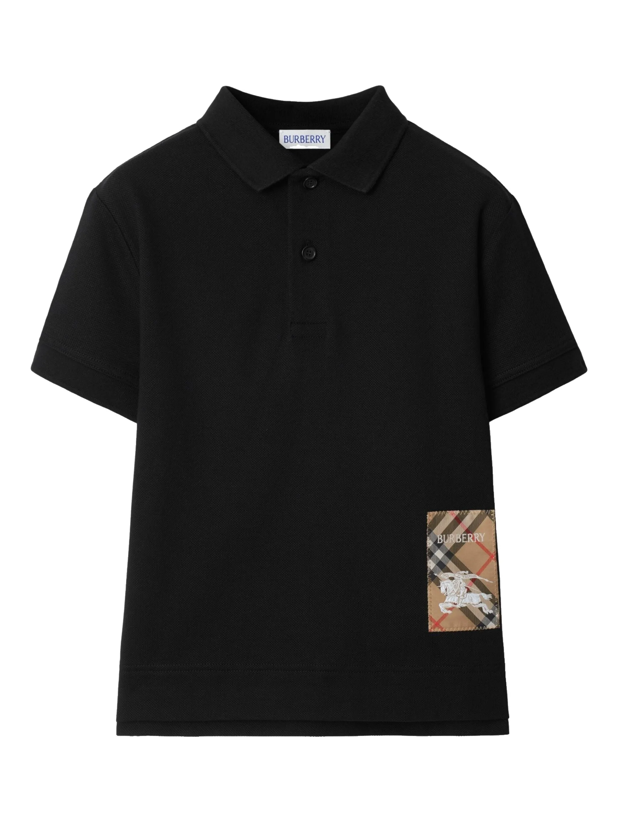 Рубашка поло Check Label Burberry Kids, черный
Рубашка поло Check Label Burberry Kids, черный