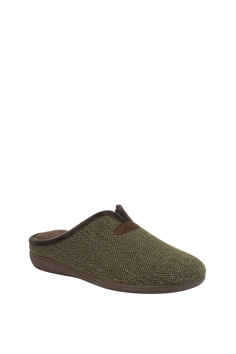 Текстильные тапочки-мюли "Albert" Lotus, хаки
Текстильные тапочки-мюли "Albert" Lotus, хаки