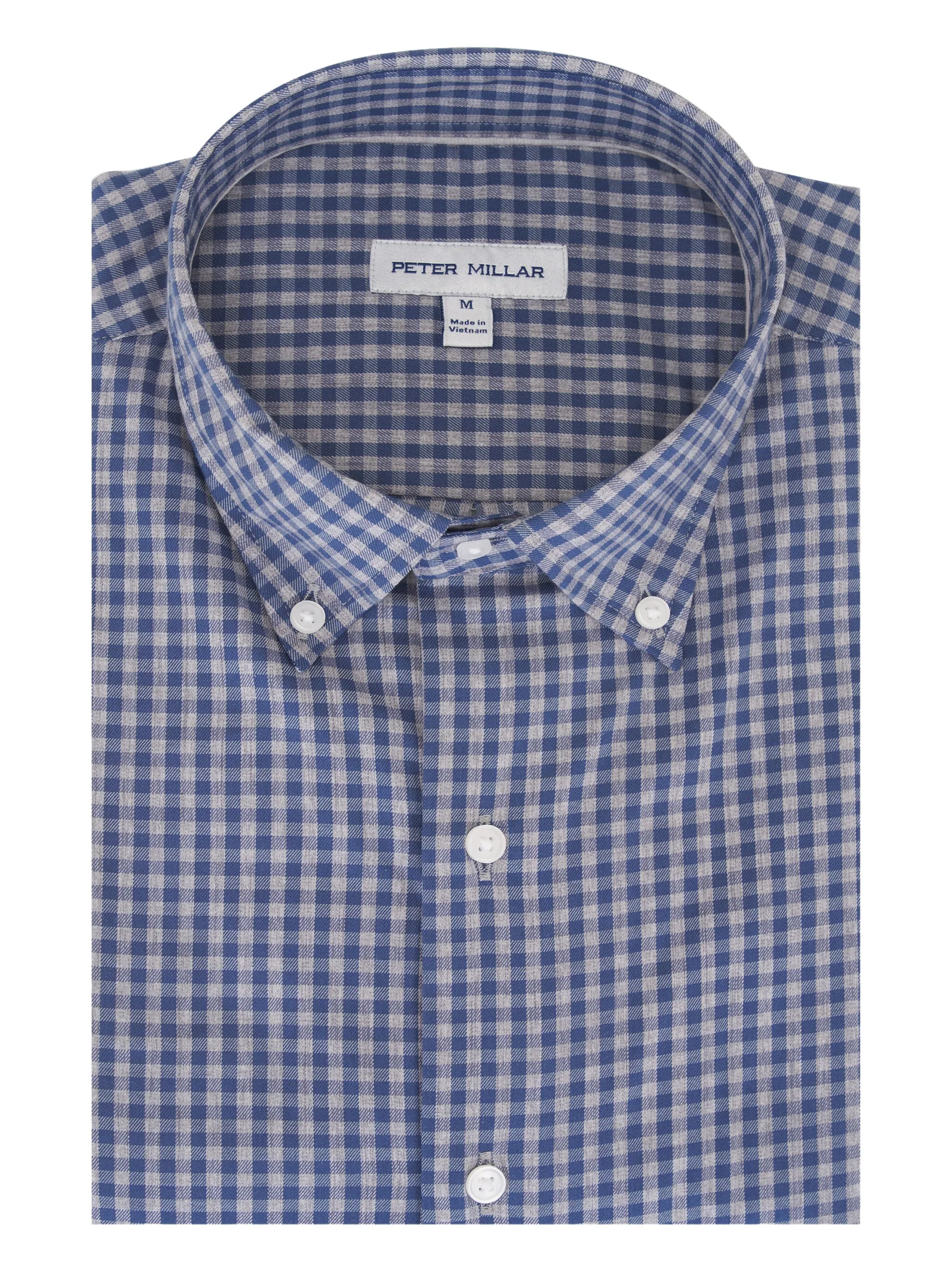 Рубашка в клетку гингем Peter Millar, синий
Рубашка в клетку гингем Peter Millar, синий