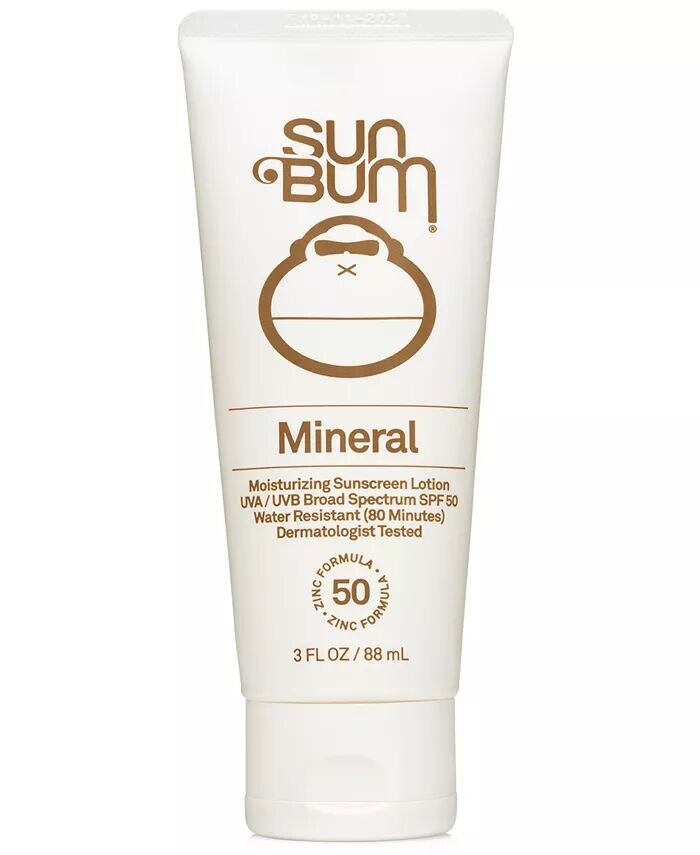 Минеральный увлажняющий солнцезащитный лосьон SPF 50 Sun Bum
Минеральный увлажняющий солнцезащитный лосьон SPF 50 Sun Bum
