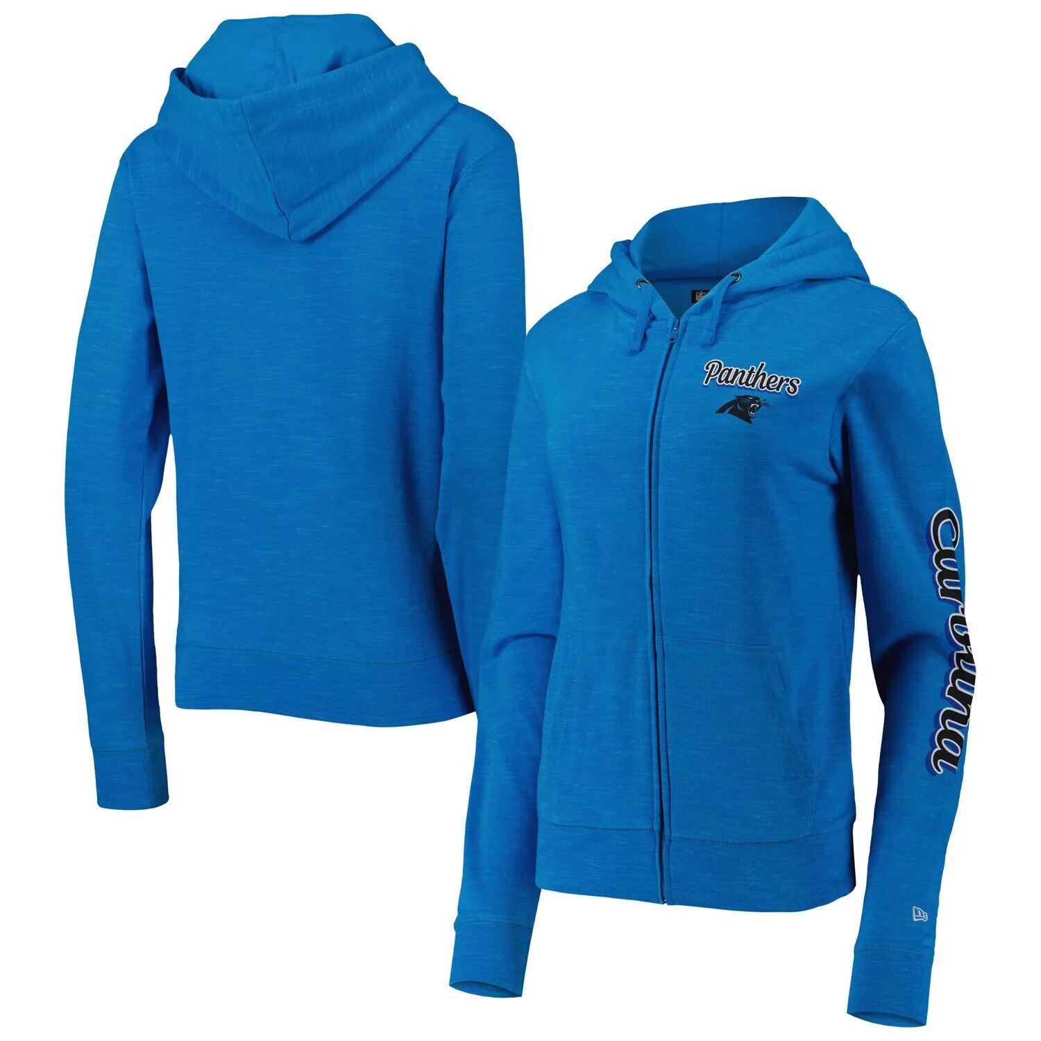 Женская толстовка с обратной молнией во всю длину New Era Blue Carolina Panthers New Era
Женская толстовка с обратной молнией во всю длину New Era Blue Carolina Panthers New Era