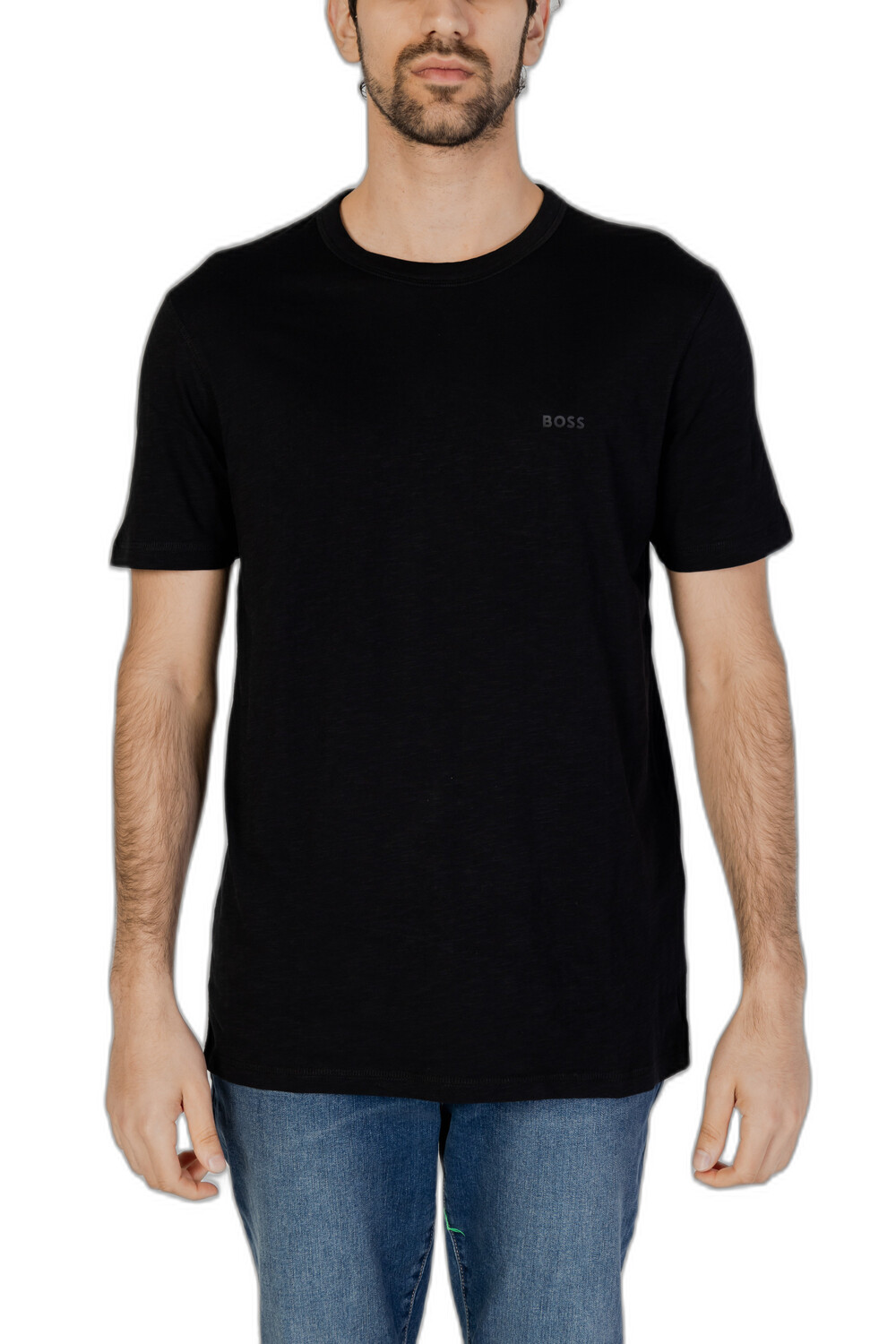 Футболка мужская BOSS однотонная, черный
Футболка мужская BOSS однотонная, черный