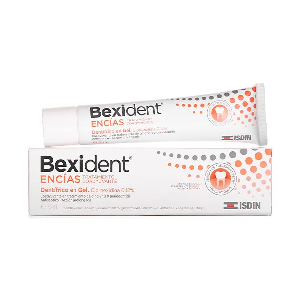 Зубная паста гель Bexident Encías Isdin, 75 ml
Зубная паста гель Bexident Encías Isdin, 75 ml