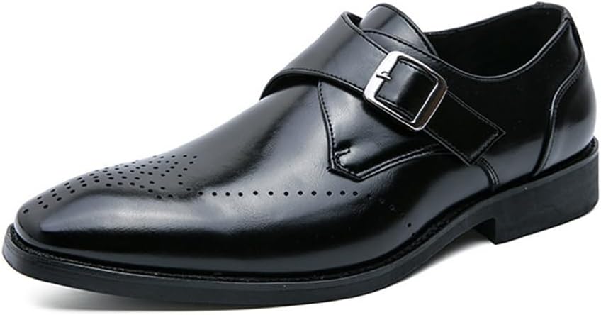 Мужские кожаные туфли, классические оксфорды с одной монковой пряжкой Swzec, черный
Мужские кожаные туфли, классические оксфорды с одной монковой пряжкой Swzec, черный