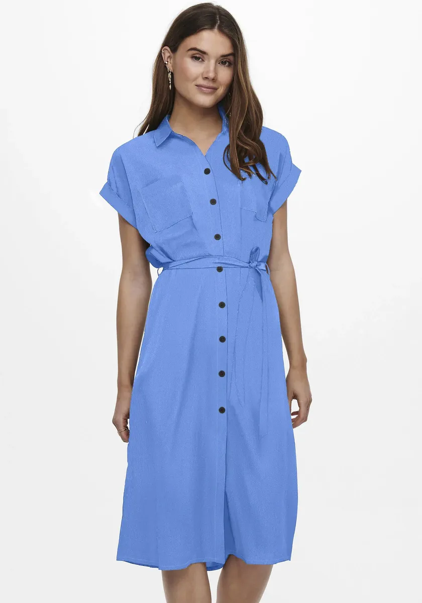Платье-рубашка ONLY "ONLHANNOVER S/S SHIRT DRESS NOOS WVN", цвет Ultramrine
Платье-рубашка ONLY "ONLHANNOVER S/S SHIRT DRESS NOOS WVN", цвет Ultramrine
