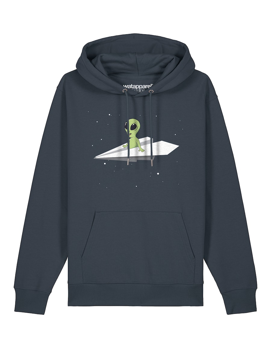 Толстовка Watapparel Alien on a paper plane, антрацит
Толстовка Watapparel Alien on a paper plane, антрацит