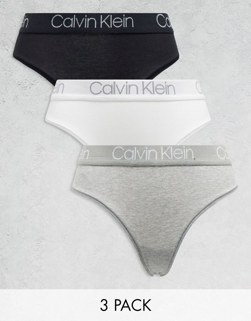 Набор из трех разноцветных трусиков с высокой талией Calvin Klein Body Cotton
Набор из трех разноцветных трусиков с высокой талией Calvin Klein Body Cotton