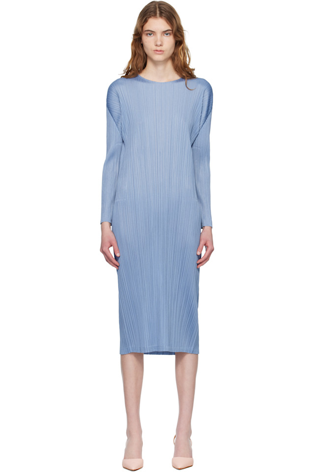 Pleats Please Issey Miyake Платье миди «Синие цвета месяца» декабрь
Pleats Please Issey Miyake Платье миди «Синие цвета месяца» декабрь