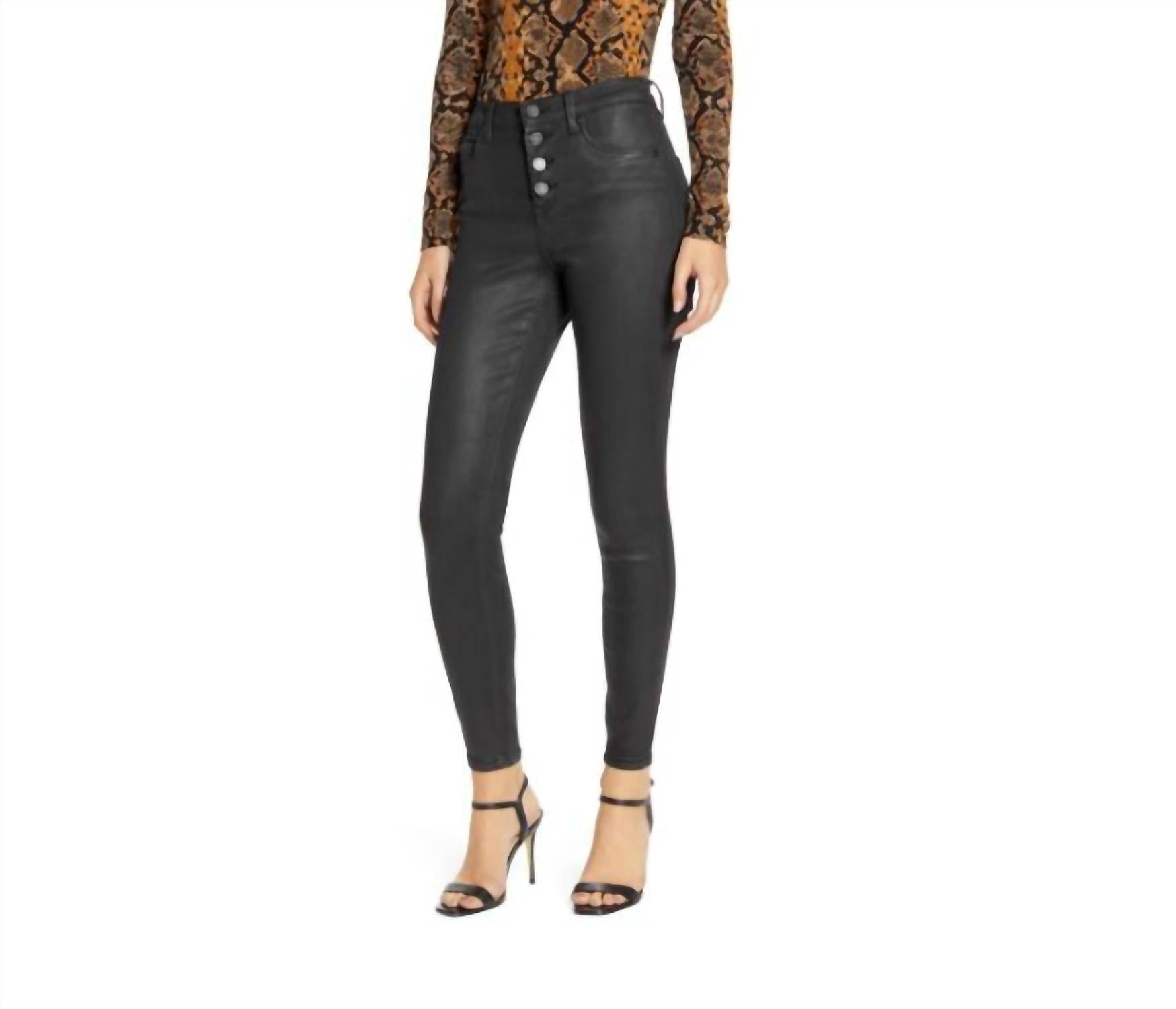 Джинсы скинни с высокой посадкой черного цвета BLANKNYC
Джинсы скинни с высокой посадкой черного цвета BLANKNYC