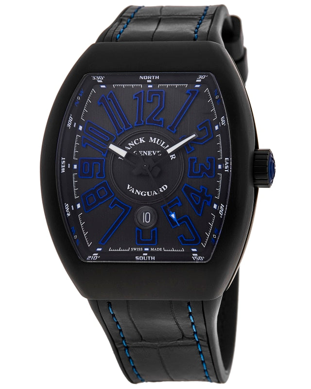 Мужские часы Franck Muller Vanguard Classical с черным и синим циферблатом из титана V 45 SC DT TT NR BR BL
Мужские часы Franck Muller Vanguard Classical с черным и синим циферблатом из титана V 45 SC DT TT NR BR BL