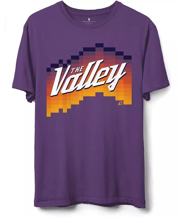 Мужская фиолетовая футболка Phoenix Suns The Valley Pixel Junk Food
Мужская фиолетовая футболка Phoenix Suns The Valley Pixel Junk Food
