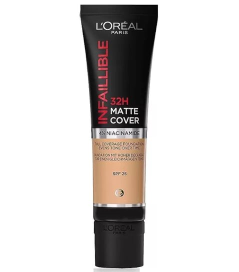 Стойкая матирующая основа 290 Golden Amber, 30 мл L'oreal Paris, L'oreal Paris, Infallible 32h Matte Cover, L'oréal Paris
Стойкая матирующая основа 290 Golden Amber, 30 мл L'oreal Paris, L'oreal Paris, Infallible 32h Matte Cover, L'oréal Paris