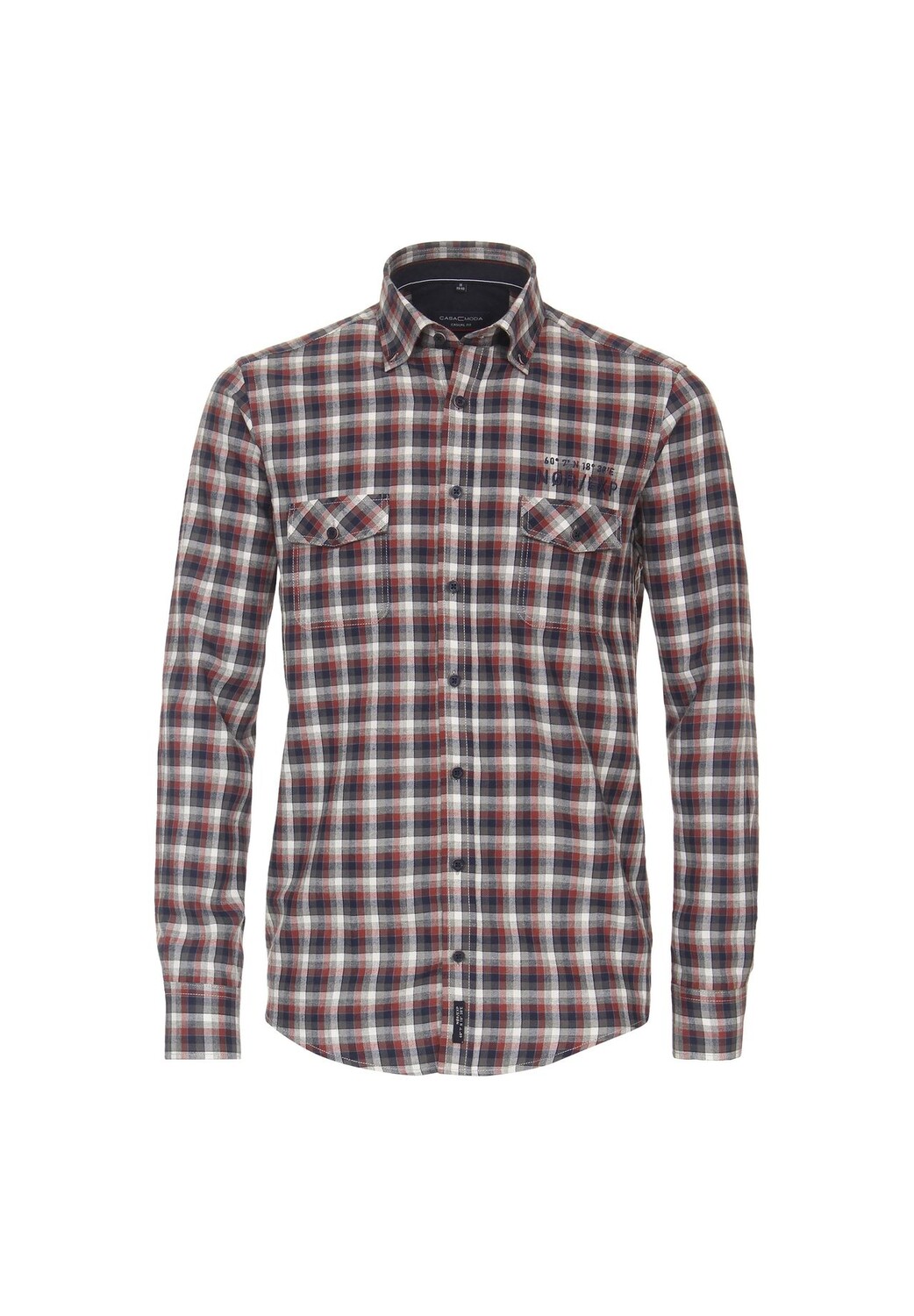 Мужская фланелевая рубашка повседневного кроя в клетку CASAMODA, коричневый
Мужская фланелевая рубашка повседневного кроя в клетку CASAMODA, коричневый