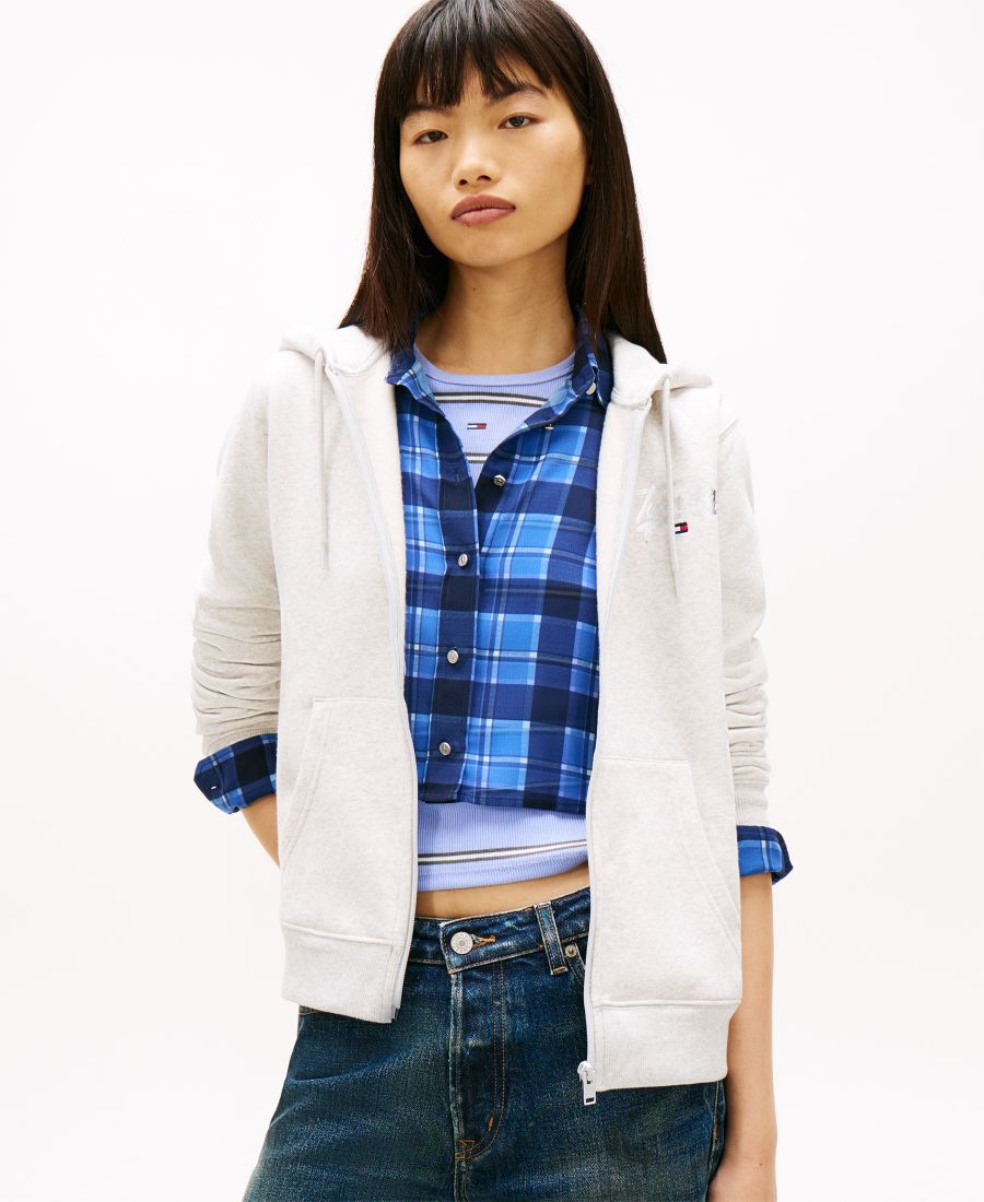 Женская толстовка на молнии стандартного размера Tommy Jeans, Light Grey Heather
Женская толстовка на молнии стандартного размера Tommy Jeans, Light Grey Heather